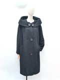 1950s Jancourt Worsted wool coat - Extra Large