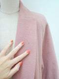 1950s Pink wool swagger coat