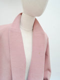 1950s Pink wool swagger coat