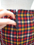 1960s Pendleton checked wool trousers - Extra small