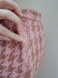 1960s Houndstooth check wool suit - Extra small