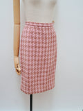 1960s Houndstooth check wool suit - Extra small