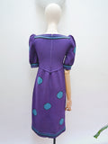 1960s Adolfo rayon knit dress - Extra small