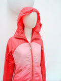 1970s Ombre pink & red ski jacket - Small Medium