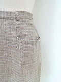 1950s Loomtogs skirt with pockets - Extra small