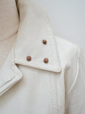 1970s Studded leather jacket - Small