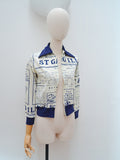 1970s Novelty text light jacket - Extra small Small