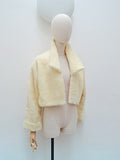 1950s Mohair faux fur jacket - Medium