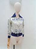 1970s Novelty text light jacket - Extra small Small
