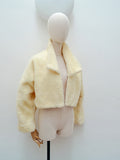 1950s Mohair faux fur jacket - Medium
