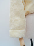1950s Mohair faux fur jacket - Medium