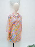 1960s Shift dress & coverup - Small