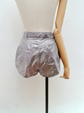 1970s Puck & Hans lamé hotpants - Small