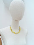 1950s Rhinestone daisy necklace