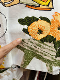 1950s Garden print Sportaville skirt - Small