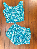 1960s Cotton two piece - Extra small