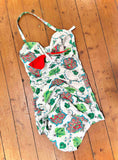1950s Adjustable neck swimsuit - Extra small