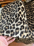 1950s Leopard print trapeze coat - Medium