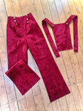 1970s Convertible dungaree jumpsuit - Extra X Small