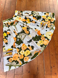 1950s Garden print Sportaville skirt - Small