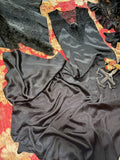 1930s Silk satin & lace dress - Extra small