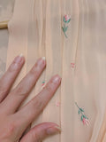 1940s Rayon embroidered nightgown - Small