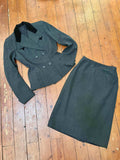 1950s Gerald Fisher skirt suit - Extra x small