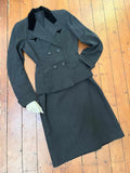 1950s Gerald Fisher skirt suit - Extra x small