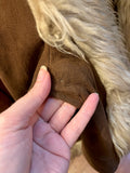 1970s Sheepskin suede jacket - Extra small