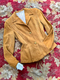 1940s Suede tailored jacket - Extra small