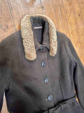 1930s Sheepskin collar jacket - Medium