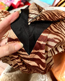 1970s Aristos animal print dress - Extra small