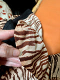 1970s Aristos animal print dress - Extra small