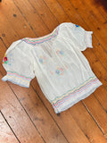 1930s 40s Hungarian blouse - Extra small