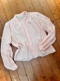 1940s CC41 pansy collar blouse - Medium Large