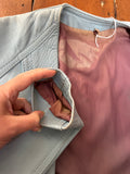 1970s Pastel leather jacket - Small