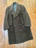 1940s John Dean Tailor overcoat - Large