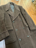 1940s John Dean Tailor overcoat - Large