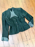 1940s Tailored two tone jacket - Medium