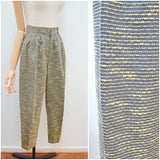1980s Benetton tapered pants - Extra x small