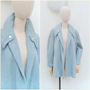 1950s Pastel fleck wool jacket