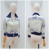 1970s Novelty text light jacket - Extra small Small