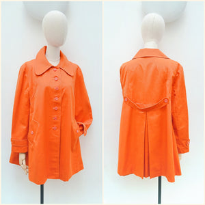 1970s Trapeze mackintosh jacket - Large