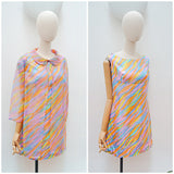 1960s Shift dress & coverup - Small