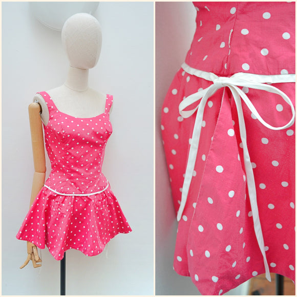 1950s Horrockses swim set - Extra Small