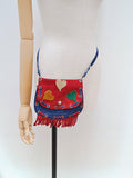 1970s Convertible 3 way suede bag