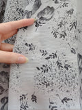 1940s Rose print cotton gown - Extra small