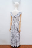 1940s Rose print cotton gown - Extra small