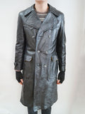 1970s Heavy vinyl raincoat - Mens XS