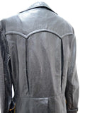 1970s Heavy vinyl raincoat - Mens XS